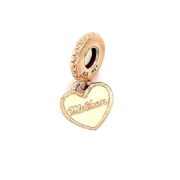 Pandora Rose Mother Heart Dangle Charm - Picture 1 of 4